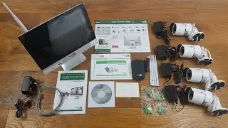 HomeGuard All-in-One Wireless CCTV Kit - 4CH/1TB Unboxing and Setup