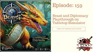 Beast and Diplomacy Playthrough On Tabletop Simulator With the Games Designer
