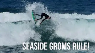 SEASIDE REEF GROMS ARE THE BEST IN CALIFORNIA!  Reef Persidok, Brody Buck and crew.