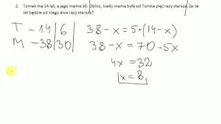 Tomek ma 14 lat, a jego mama 38...