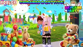 Cuidando A Guttito En La Guardería Mas Divertida De Roblox! Daycare Party! Roleplay 😀🎈🎈✨✨🎉