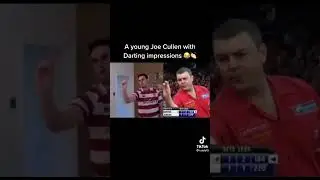 Joe cullen darts impressions