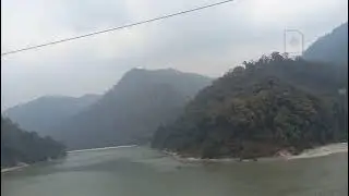 Teesta river view on the way to Kalimpong, West Bengal