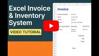 “Excel Invoice & Inventory System – Quick Start Guide”