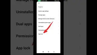 How to app lock in poco m4 pro | poco m4 pro me app lock kaise kare #shorts