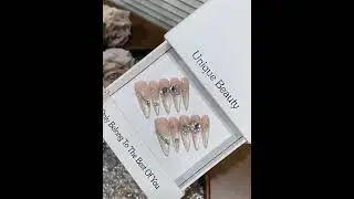 Handmade Gradient Cat-Eye Glitter Press-On Nails #nails #luxurypressonnails #nailart #elegantnails