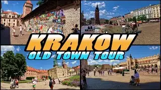 KRAKÓW Old Town walking tour ||  Spacer po Starym Mieście - Kraków  Poland (4k)