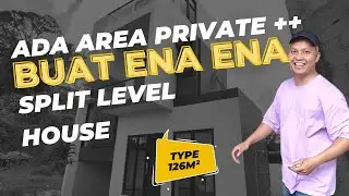 Inspirasi bangun rumah split level dengan area private ++ di Bandung Cimahi #splitlevelhouse