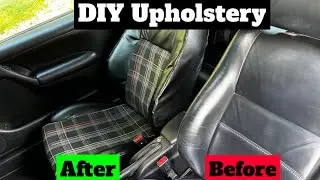 Making Custom Seat Covers