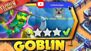 how to 3 star goblin warden challengeclash of clans attacks