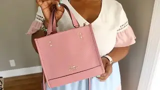 What's In My Bag | Mother's Day Edition | Coach Dempsey 22 in True Pink