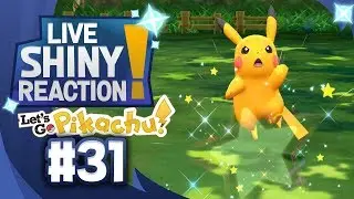 ✨SHINY PIKACHU LIVE REACTION✨ || KANTO LIVING DEX #31 - Pok&eacute;mon LGPE