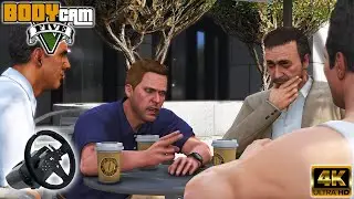GTA V STORY [9] - First Person Perspective | Steering Wheel | Immersive Virtual Life in Los Santos