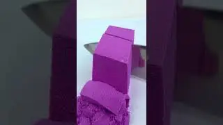 Very satisfying and relaxing kinetic sand ASMR, drop and squish #13