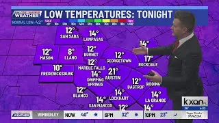 Dangerously cold tonight, but the melting finishes on Tuesday | KXAN Forecast (Jan. 26)