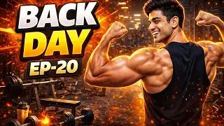 Full Back Workout In Gym | Muscle Building Series Ep-20 | Beginner 