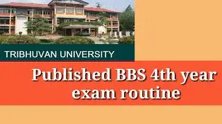 BBS 4th year exam routine published