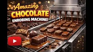 Automatic Chocolate Coater Chocolate Coating Machine Industrial Continuous Chocolate Coating Machine