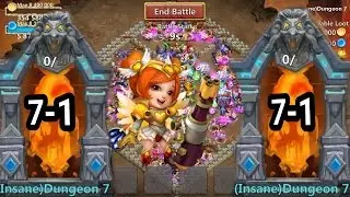 Castle Clash Insane Dungeon 7-1