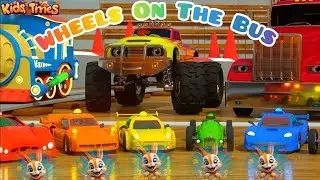 Cars And Train Songs|Wheels On The Bus|Kids Learning Songs|Nursery Rhymes| Toddlers Songs|Baby TV 