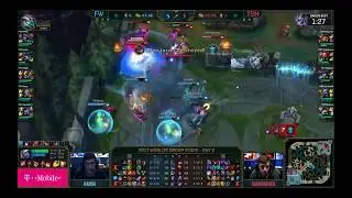 Hauntzer 5 man GNAR! at Worlds (Chinese crowd chants T-S-M!)