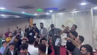 حفل زفاف في قاعه اعراس مع المزيقة الشعبيه العراقية فرقة الريماس