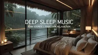 🔴 LIVE Rain & Piano for Sleep 🌧️🎹 Fall Asleep Fast &bull; Stress Relief &bull; 24/7