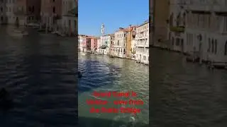 Grand Canal in #Venice - view from the #Rialto Bridge