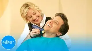 Ellen Shaves Ray Romano