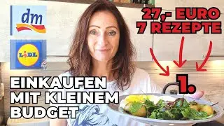FITNESSEINKAUF MIT KLEINEM BUDGET | DM & LIDL | 27,- Euro f&uuml;r 7 REZEPTE | ERN&Auml;HRUNGSUMSTELLUNG
