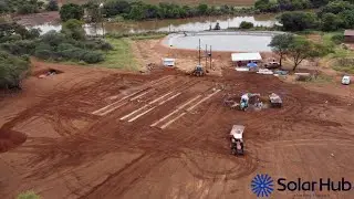 Ep 02: 81kWp Farm Solar Foundations! Trenching, Footings & Ground Mount Setup