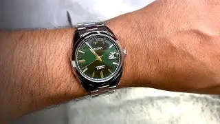 Bulova Surveyor 39mm Green Dial Stainless Steel Watch 96B429