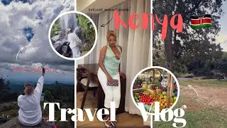 Vlog di viaggio in Kenya | Vita autentica del villaggio, escursione sul Monte Kenya e notti a Nai...
