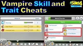 Vampires Skill and Trait Cheats