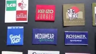 Woven High Definition Garment Labels, Designer Woven Clothing Labels - Low Minimum
