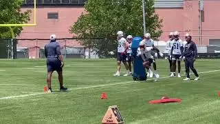 Tyquan Thornton Goes Through Drills at Patriots Minicamp