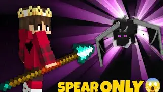 Can You Beat Minecraft Using Only a Spear in pe ( Hindi)