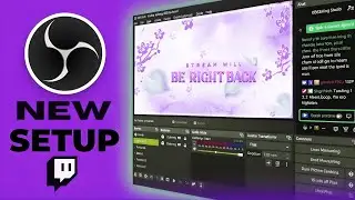 Purple Petals Animated Stream Package: For Twitch Overlay, YouTube, Kick, Facecam, Stream Overlays