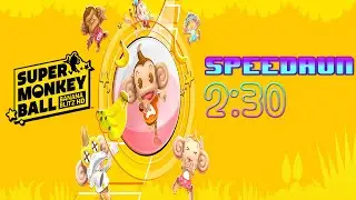 Super Monkey Ball Banana Blitz HD Time Attack casual speedrun 2:30.08
