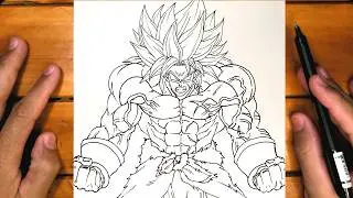 Como desenhar o Broly muito fácil