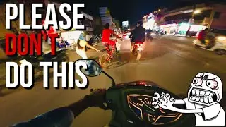 BAD CYCLISTS : please don&rsquo;t do this !! | Daily Observations #5 | Indian traffic | Durg