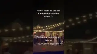 How It Looks To Use The Virtual DJ Karaoke Function