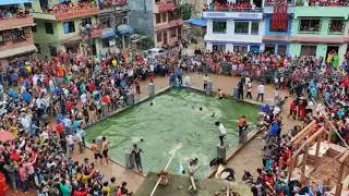 Lakhey fight with public people || Kathmandu lakhe