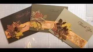 Новая техника! Благодарственная открытка с мерцающей краской