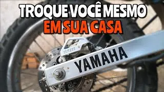 COMO TROCAR A PASTILHA DE FREIO TRASEIRA DA LANDER / TENERE