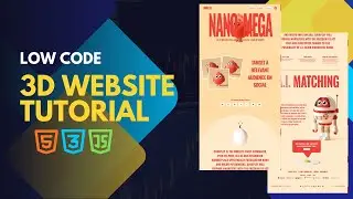 Create a Responsive 3D Website in 40 minutes using HTML, CSS, JavaScript & GSAP only | Part 1