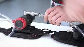 SATA breathing protection system NIOSH - Operation of the SATA air cooler   air warmer