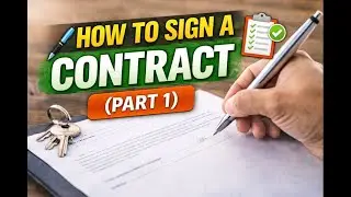How to Sign a Real Estate Contract | Part 1 Tutorial | Wholesaling Tips