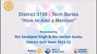 How to Add members in My Rotary