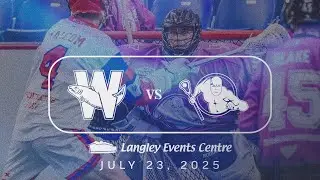 July 23rd, 2025 Western Lacrosse Association: Langley Thunder vs. New Westminster Salmonbellies